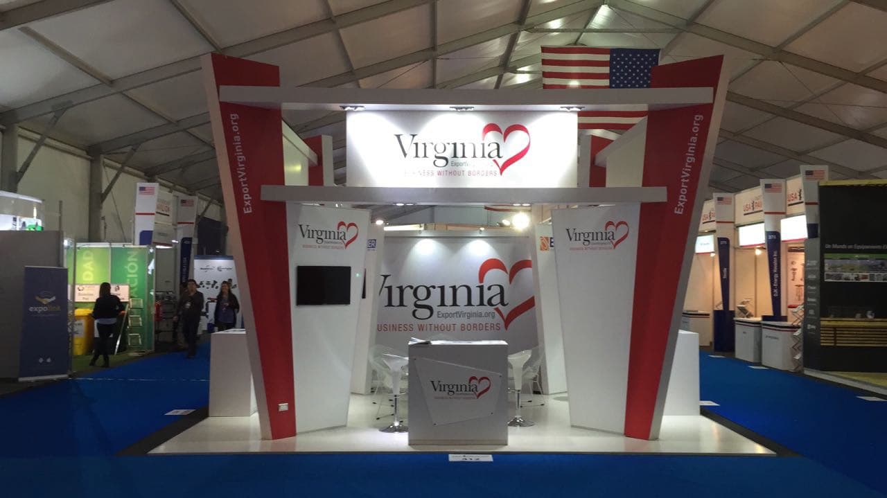 Montaje del stand Virginia